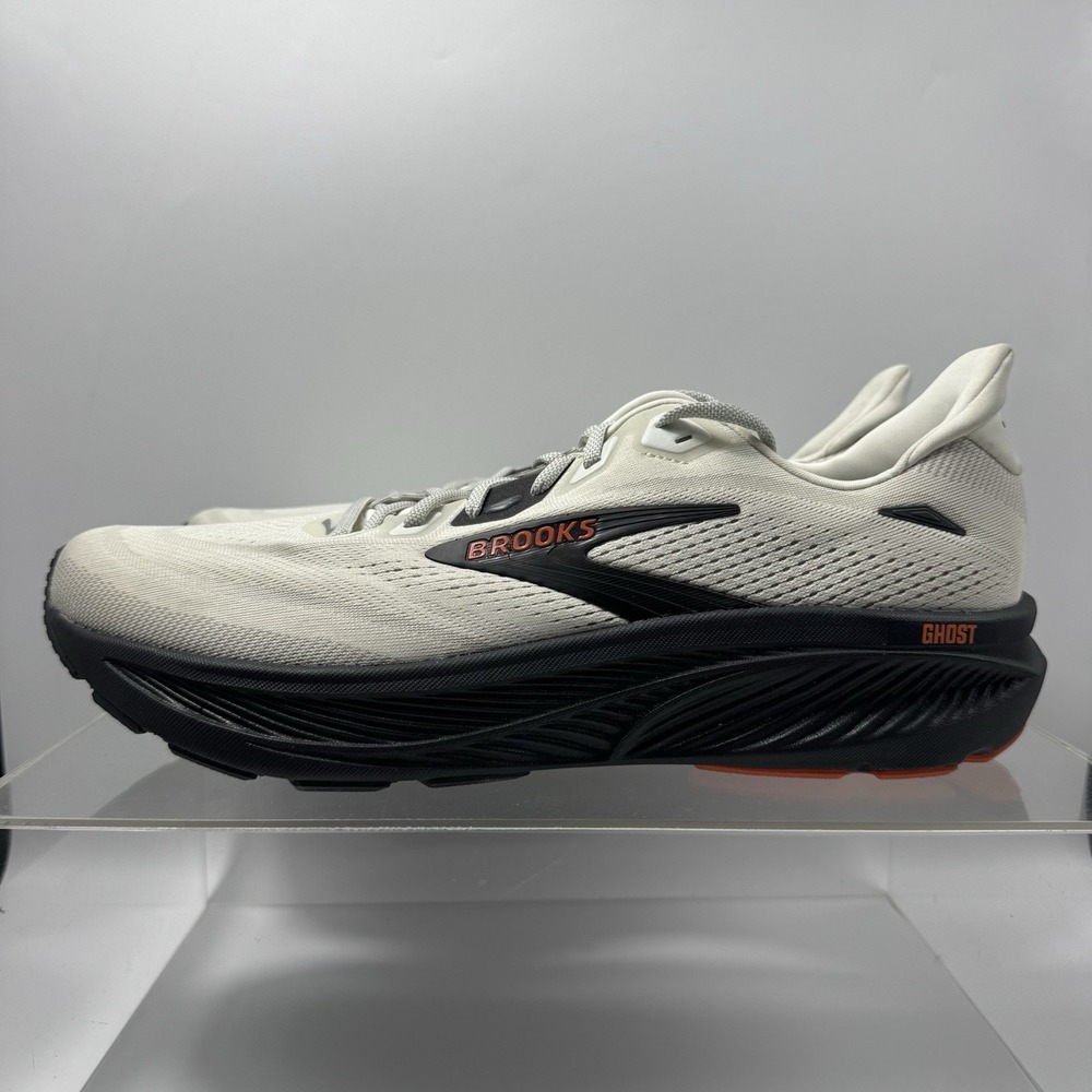 Brooks Ghost 18 1104931D292 Coconut Pearl Running Shoes Sneakers Men's Size 13